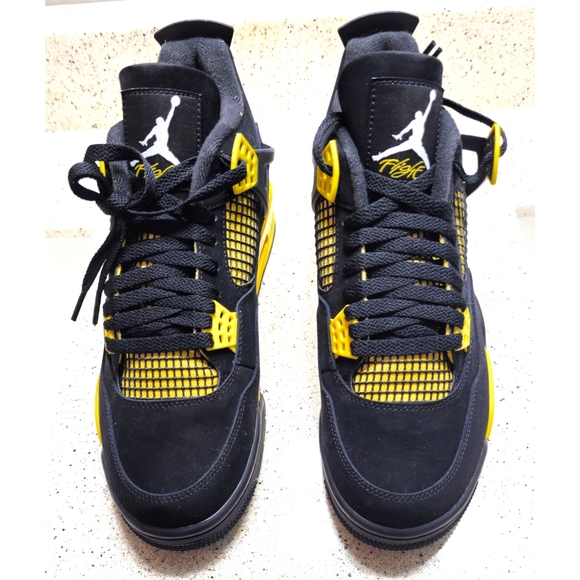 JORDAN | air jordan 4 retro "thunder" sneakers - Picture 12 of 14
